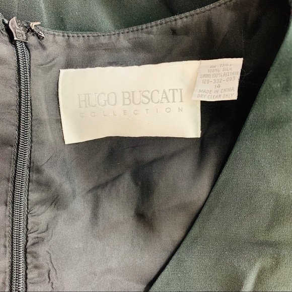 Hugo Buscati Collection / Silk Little Black Dress - Picture 7 of 7